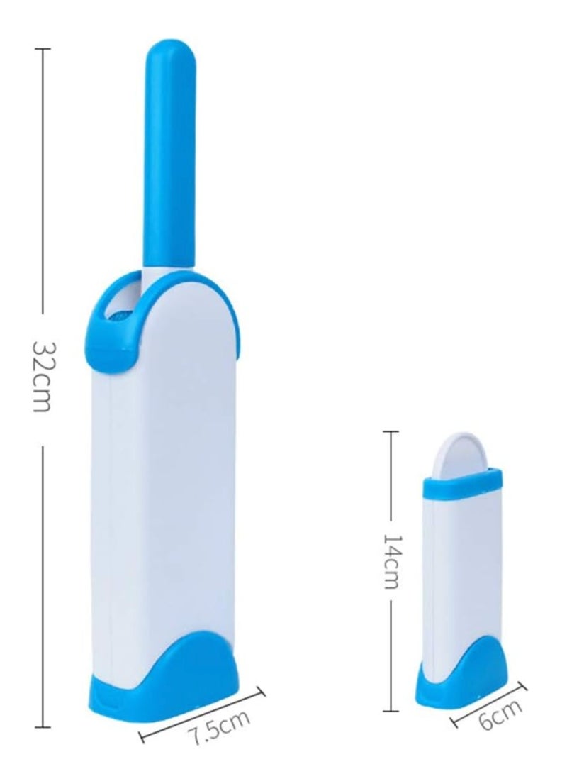 فرشاة إزالة شعر الحيوانات الأليفة - بكرة الوبر من الفرو مع موصل فرو ذاتي التنظيف أداة إزالة الشعر من الملابس والأثاث والأريكة والسجاد ومقعد السيارة - Image 2