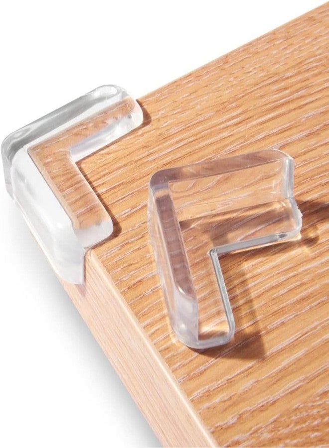 AIMERS Safety Corner Protector Guards, 10 Pcs Transparent Baby Proofing Furniture Table Edge Protection, Soft Clear Bumper Guards, Clear Furniture Desk Corner Guards, Cushioned Safety Corner Covers - Image 1