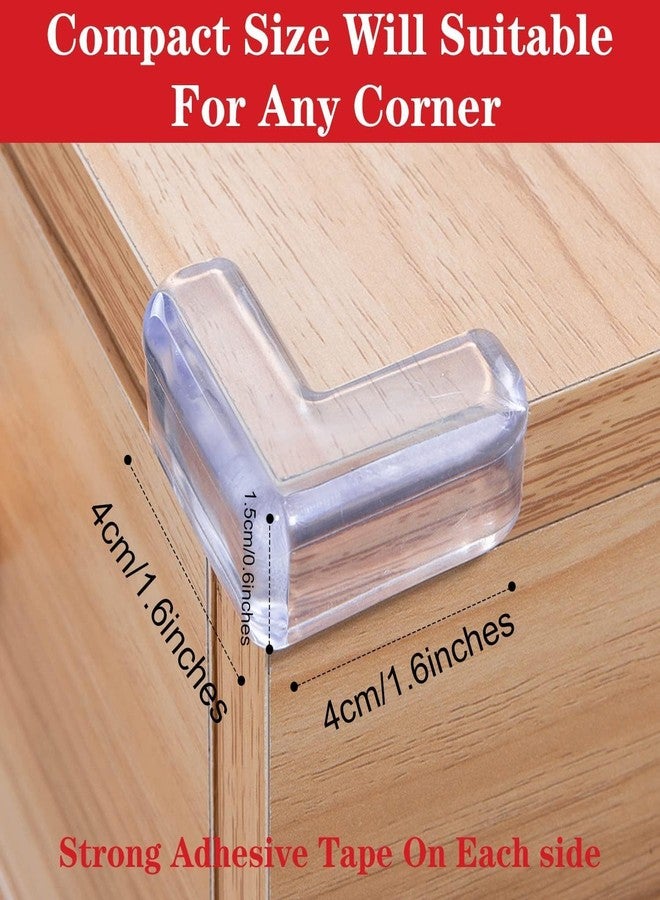 AIMERS Safety Corner Protector Guards, 10 Pcs Transparent Baby Proofing Furniture Table Edge Protection, Soft Clear Bumper Guards, Clear Furniture Desk Corner Guards, Cushioned Safety Corner Covers - Image 2