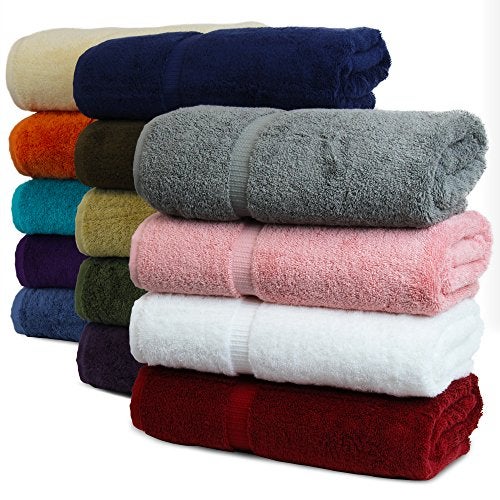 BC BARE COTTON Luxury Hotel & Spa Collection Highly Absorbent, quick dry 100% Turkish Cotton 700 GSM, Eco friendly Towel, For Bathroom, Gymand Kitchen Dobby Border Soft Towel Set (Mix Color, Wash Cloths - Set of 12) - Image 2