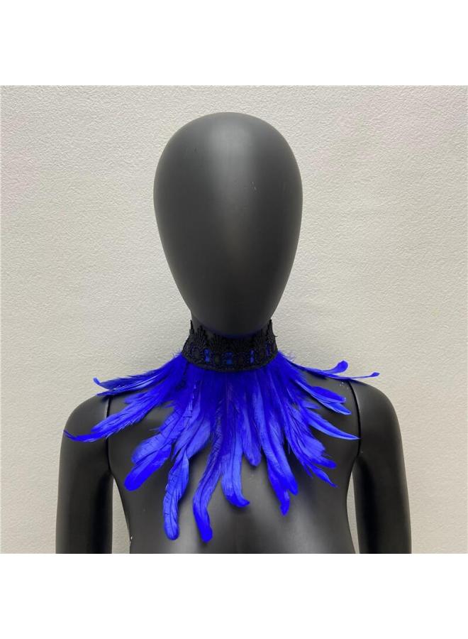 Style Feather Scarf Show Ball Scarf Halloween Party Cosplay Costume Accessories