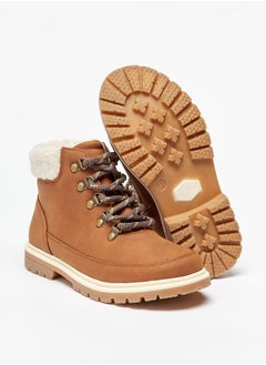 Mister Duchini Boys Solid High Ankle Boots with Zip Closure  - Image 4