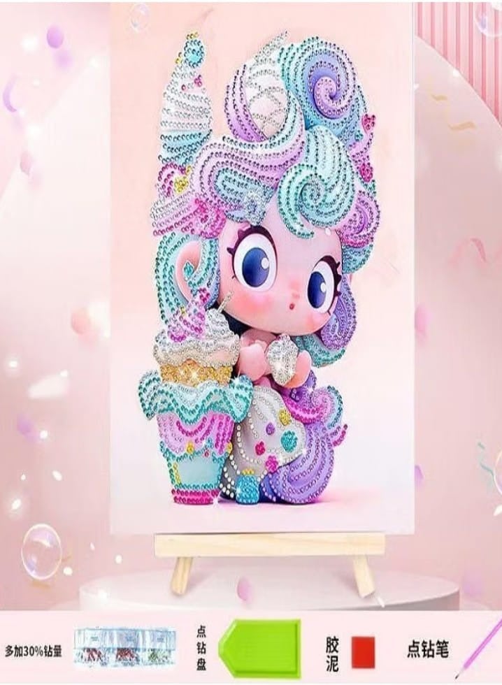 Diamond Painting Kits for Kids, 5D Arts and Crafts for Kids, Beginner Painting Kits 30x23  - Image 1