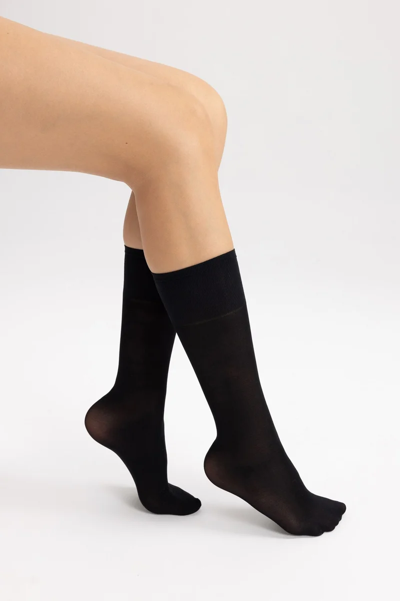 ديفاكتو 40 Den Woman Knee Socks