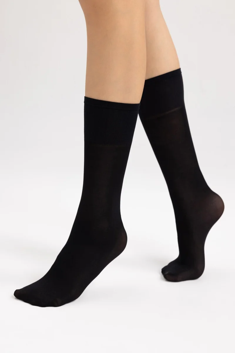 ديفاكتو 40 Den Woman Knee Socks