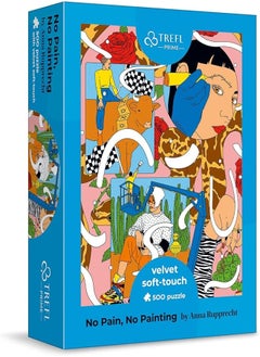 Trefl Trefl Puzzles - "500 UFT VELVET" - No Pain, No Painting_FSC Mix 70% 37423 boy toys, girl toys, birthday gift, Christmas gift, growth, fun, for kids. 