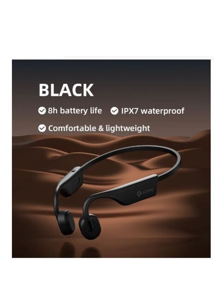 sanag A9S True Bone Conduction Bluetooth Earphone Sports IP67 Swimming Headset Built in 32G Memory with MIC - Image 2