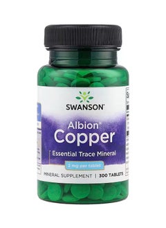 SWANSON Albion Copper, 2 mg, 300 Tablets  - Image 1