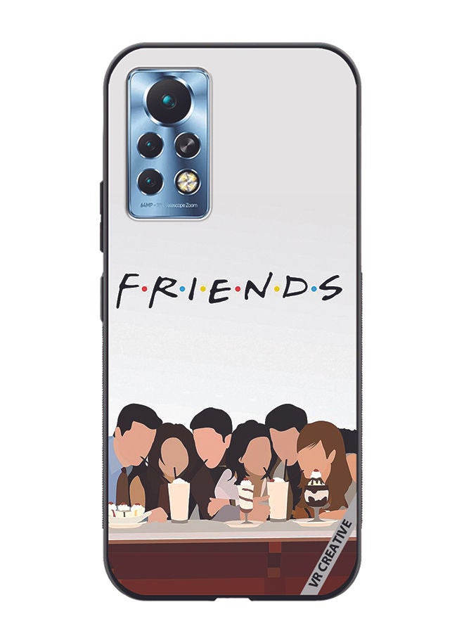 VR CREATIVE Protective Case Cover For Infinix Note 11 Pro Friends Design Multicolour - Image 1