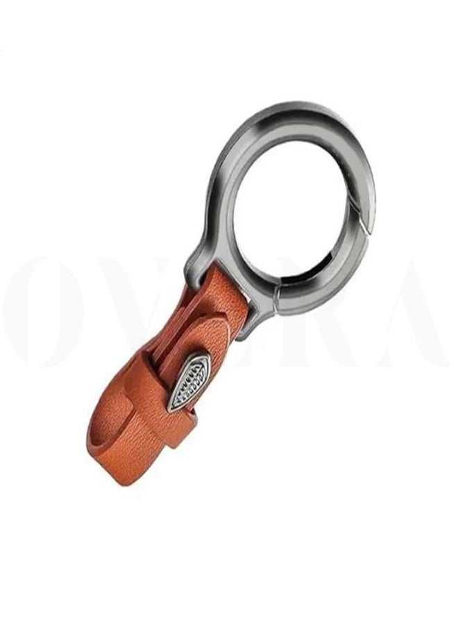 Overa Leather - Keychain Holder Ring | Anti-lost Multi-Function Car and House Keychain, Leather Keychains, Belt Key Holder, Key Ring. - Image 1