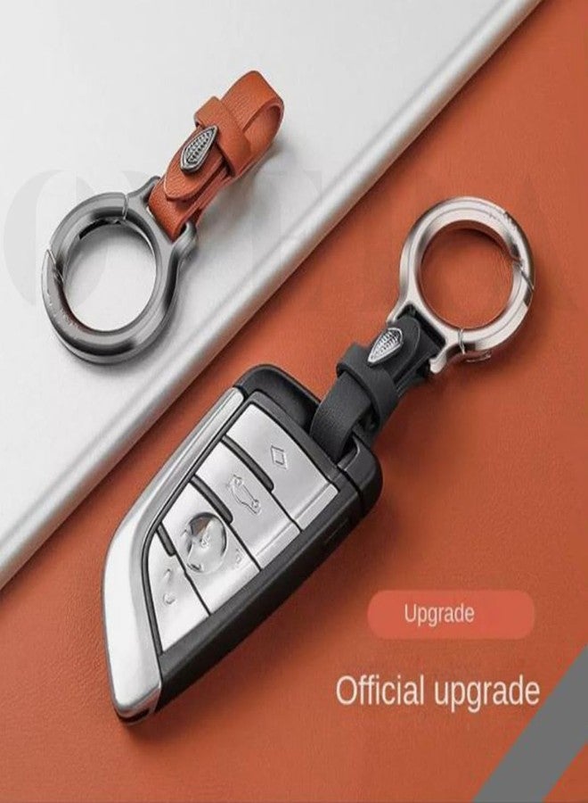 Overa Leather - Keychain Holder Ring | Anti-lost Multi-Function Car and House Keychain, Leather Keychains, Belt Key Holder, Key Ring. - Image 2