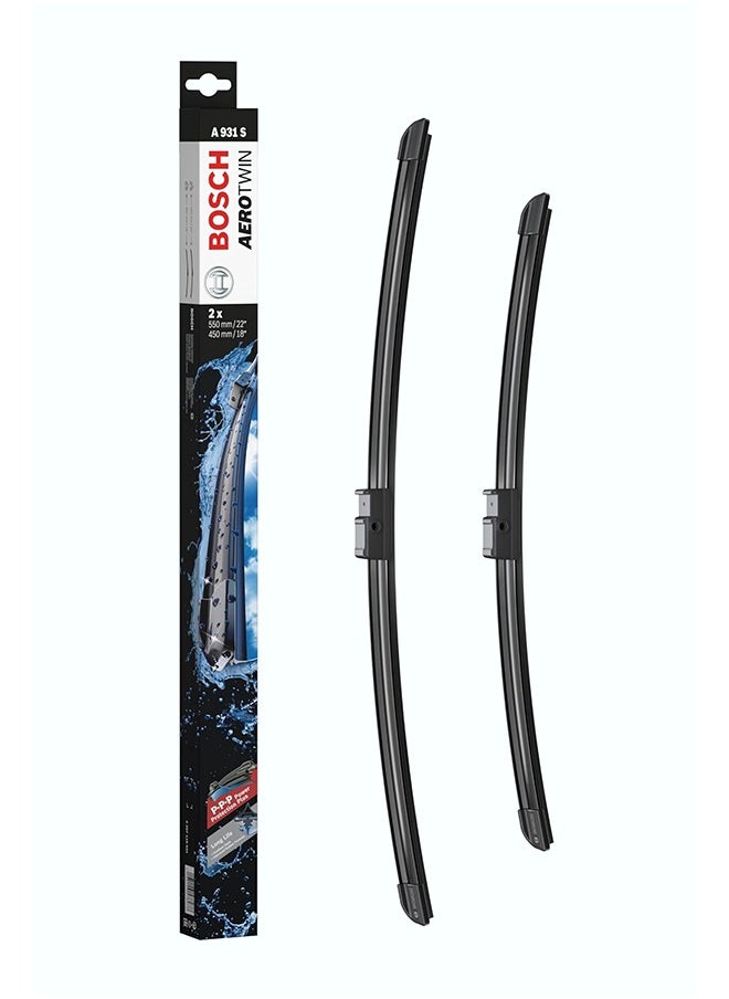 BOSCH - A931S OE Specialty AeroTwin Car Wipers Set 22-18 Inches - Image 1