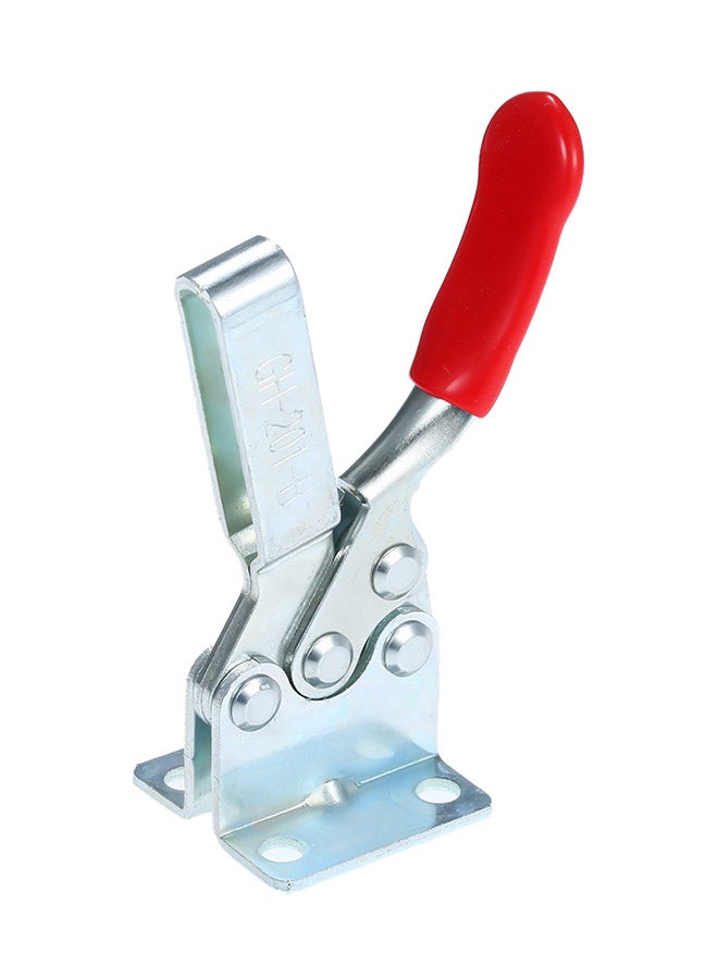Antislip Hand Tool Toggle Clamp Silver/Red 14cm - Image 1