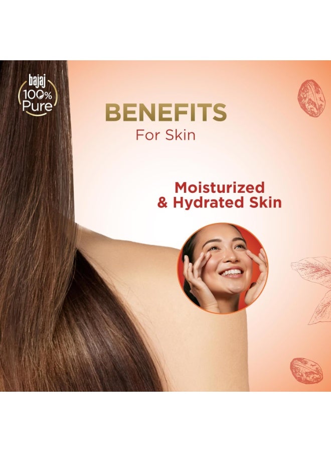 بجاج زيت الخروع النقي ١٠٠٪ من باجاج ٢٠٠ مل، زيت شعر نقي، زيت خروع طبيعي معصور على البارد، خالٍ من السيليكون والبارابين والرصاص - Image 5