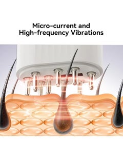 ASIV 2 in 1 Electric Scalp Massager and Hair Oil Applicator, Hair Massager Scalp Applicator Brush for Hair Treatment, Growth Medicine Essential Oil Serum, Fillable Brush, Dandruff Exfoliator Treatment  - Image 4