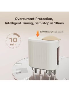 ASIV 2 in 1 Electric Scalp Massager and Hair Oil Applicator, Hair Massager Scalp Applicator Brush for Hair Treatment, Growth Medicine Essential Oil Serum, Fillable Brush, Dandruff Exfoliator Treatment  - Image 5