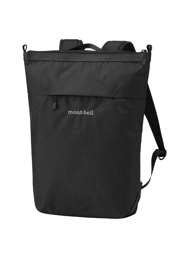 mont-bell Bernina Pack 10 Compact Lightweight Daypack - حقيبة ظهر عمودية واسعة المفتاح مع جيب المنظم