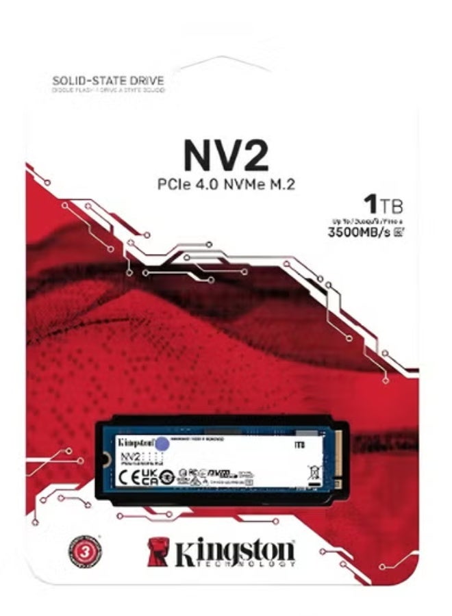 Kingston NV2 PCIe Gen4 NVMe M.2 SSD 1 TB - Image 1