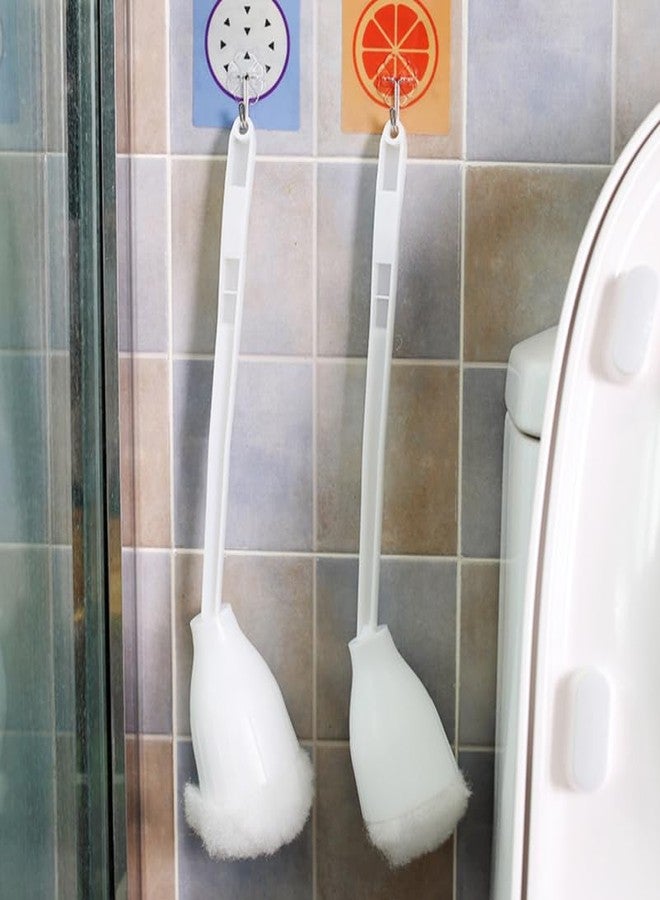 Garneck 5pcs Soft Brush Cleaning Brush Deep Brush Brush Holder Bowl Bathroom Brush Swab Bowl Mop Power Pp Handle White Cleaning Ball Dedicated - Image 5