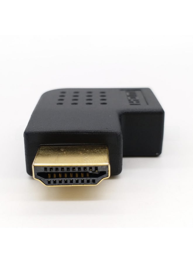 نيوترل محول HDMI بزاوية 90 درجة - ذكر إلى أنثى - محول كوع لجهاز التلفزيون - كوع أيسر وكوع أيمن - كابل عالي الدقة - Image 4