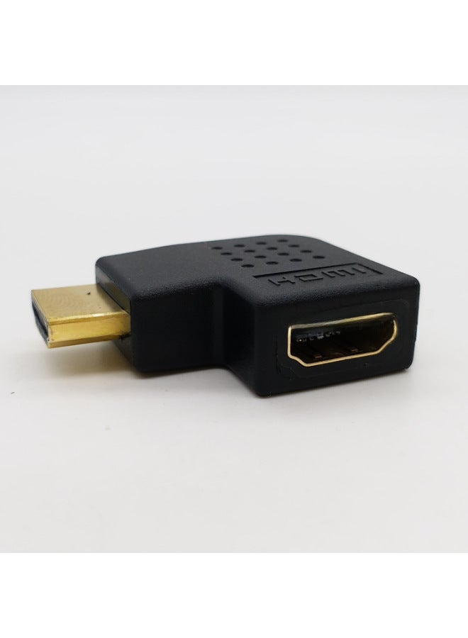 نيوترل محول HDMI بزاوية 90 درجة - ذكر إلى أنثى - محول كوع لجهاز التلفزيون - كوع أيسر وكوع أيمن - كابل عالي الدقة - Image 3