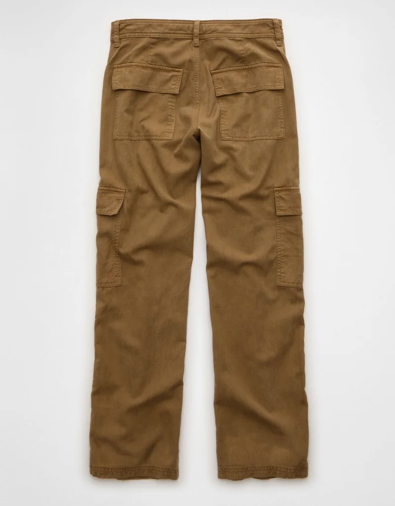 American Eagle  AE Low-Rise Straight Cargo Pant for Women | Best Price UAE
