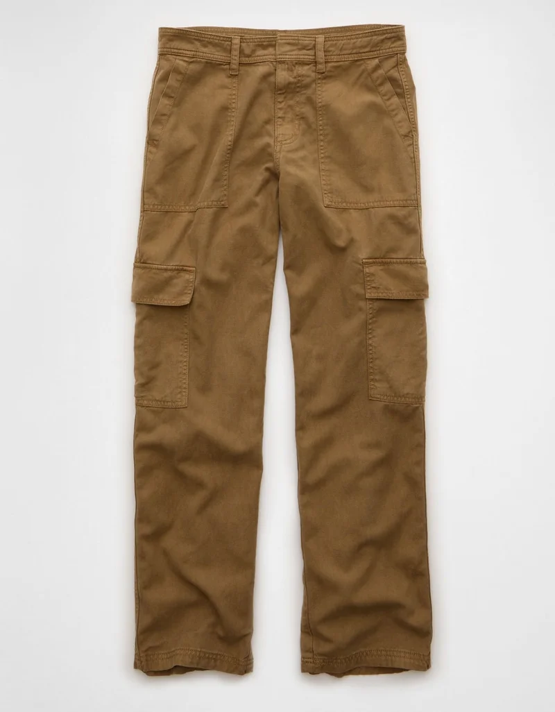 American Eagle  AE Low-Rise Straight Cargo Pant for Women | Best Price UAE