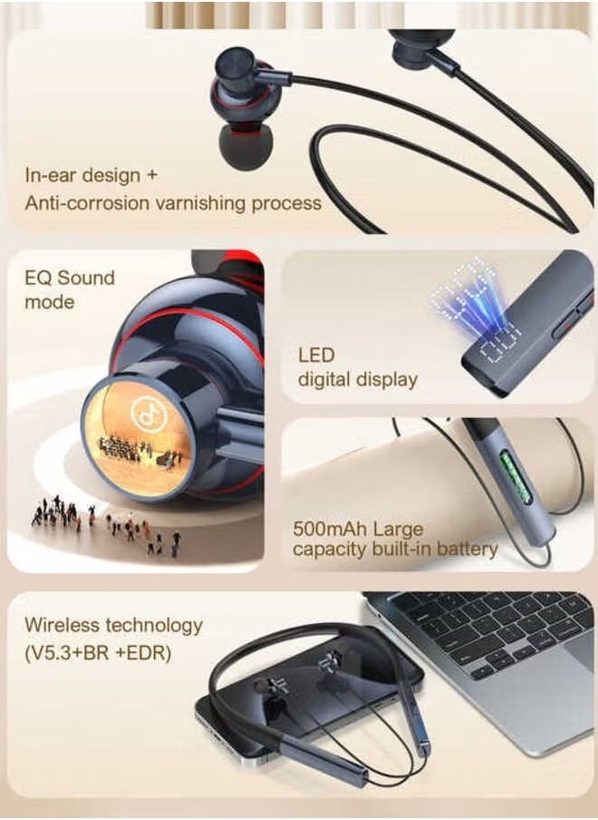 JAJEEK N01 Colorful Hands-Free Waterproof Wired Stereo Headset with Microphone, In-Ear Earphones, Premium Sound Quality for Smartphones, Music, Calls – Comfortable & Durable Earbuds - Image 2