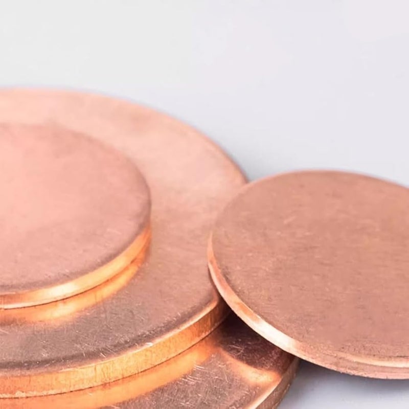 T2 Pure Copper Round Plate Disc 200mm Diameter 0 5mm Thick DIY Craft Sheet - Image 5