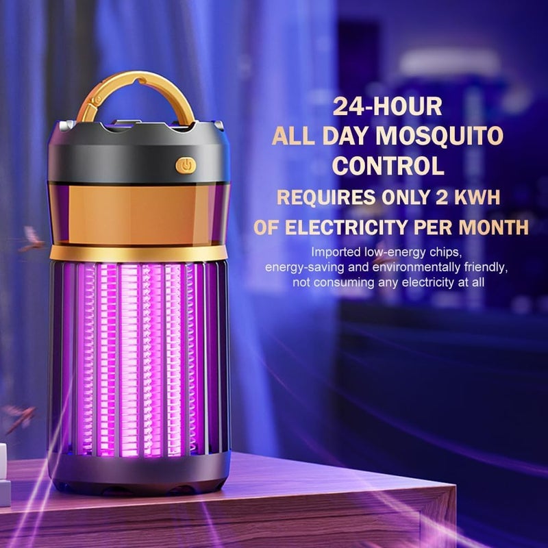 Bseical Electric Mosquito Killer, USB Portable Mosquito Lamp for Outdoor Camper, Indoor Electric Mosquito Light, Anti Flies, Anti Mosquitos (White) - Image 4