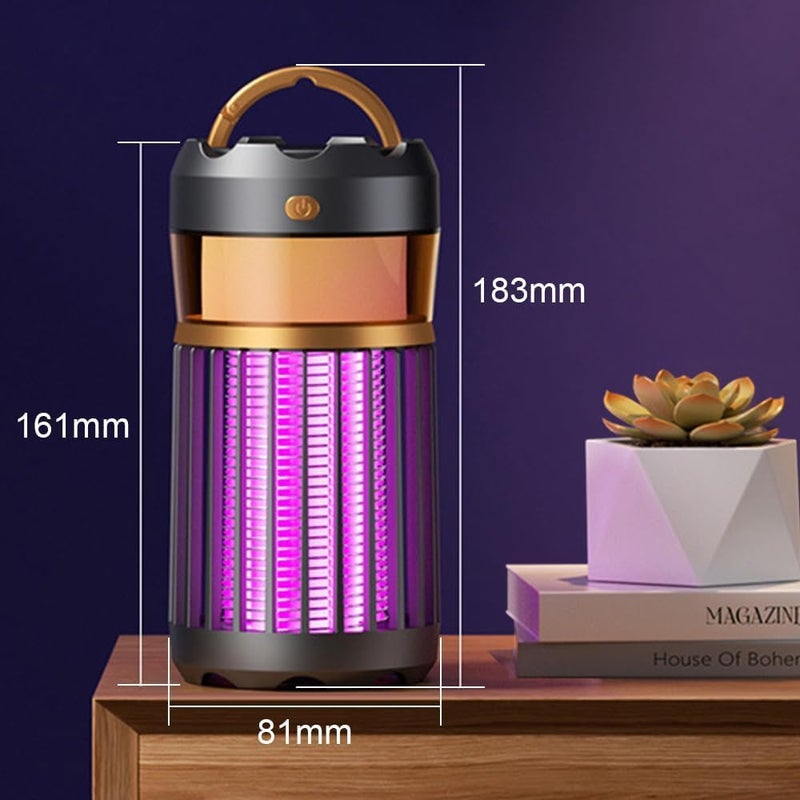 Bseical Electric Mosquito Killer, USB Portable Mosquito Lamp for Outdoor Camper, Indoor Electric Mosquito Light, Anti Flies, Anti Mosquitos (White) - Image 2
