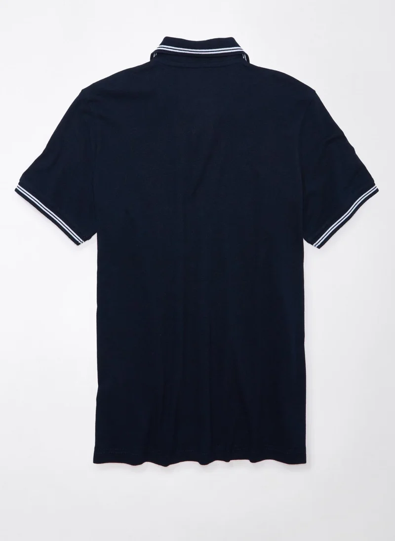 American Eagle Legend Pique Short Sleeve Polo Shirt