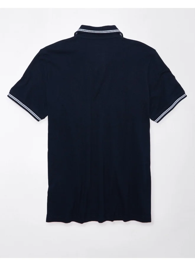 American Eagle Legend Pique Short Sleeve Polo Shirt