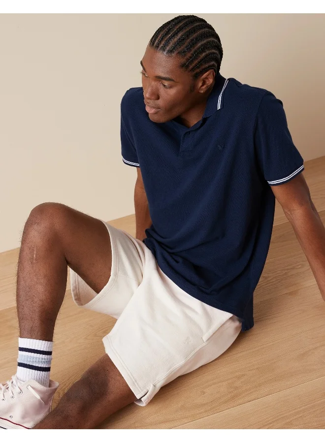 American Eagle Legend Pique Short Sleeve Polo Shirt