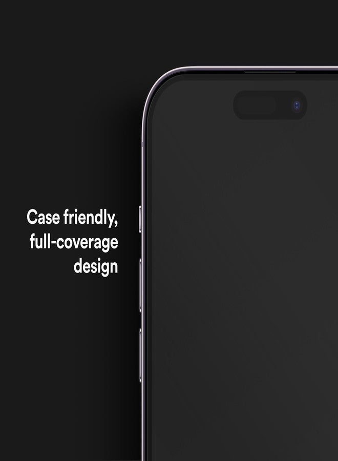 BodyGuardz Apex Compatible with iPhone 16 / iPhone 15 Pro/iPhone 15 Screen Protector - Extreme Impact Technology, Anti-Dust Easy Installation, Ultra-Thin Scratch Resistance, Case-Friendly - Image 3