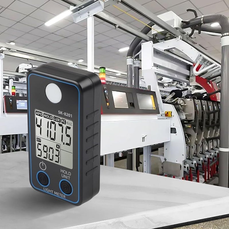 SK 8 201 Digital Light Meter Lux Meter with CCT Detection for Indoor Outdoor Use - Image 3