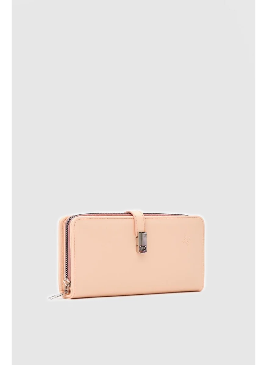 Shule Bags Shaw Portfolio Salmon Wallet