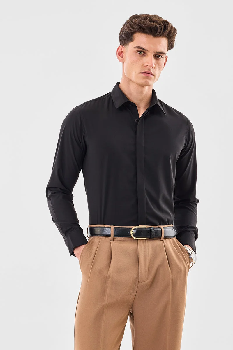 SNITCH Slim Fit Luxe Stretch Shirt