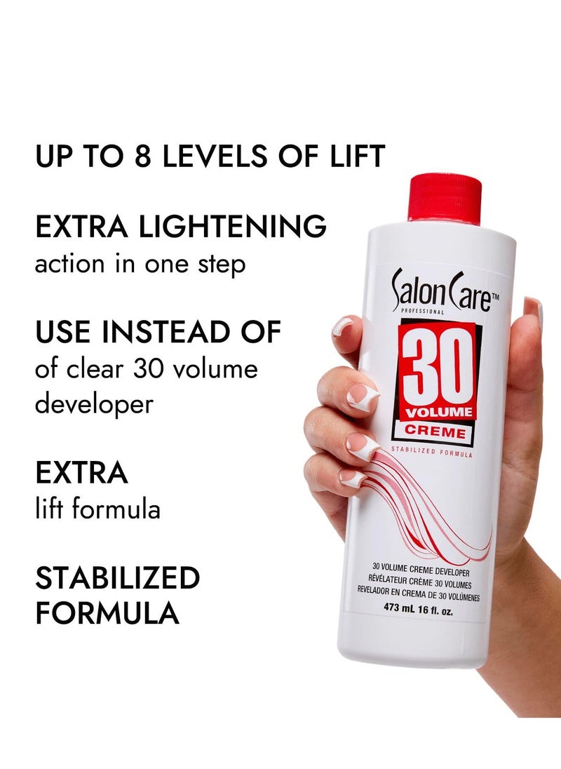 Salon Care - Salon Care 30 Volume Creme Developer 16 Oz - Image 1