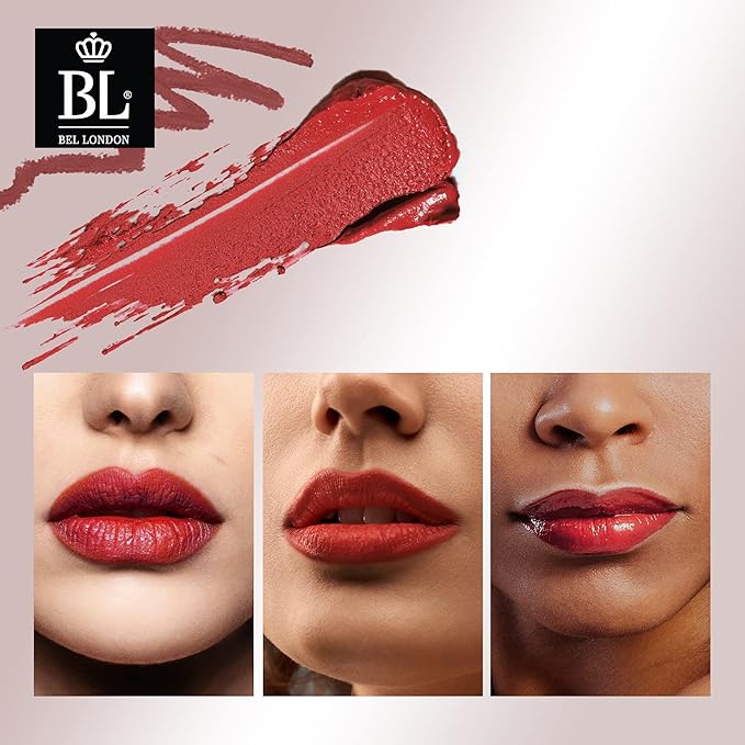 BL Color Matched Nude Lip Liner Lipstick Set FullCoverage Argan Long Lasting Lipstick and Lip Liner Set With Natural Oils for Nourishment Hydration Protection