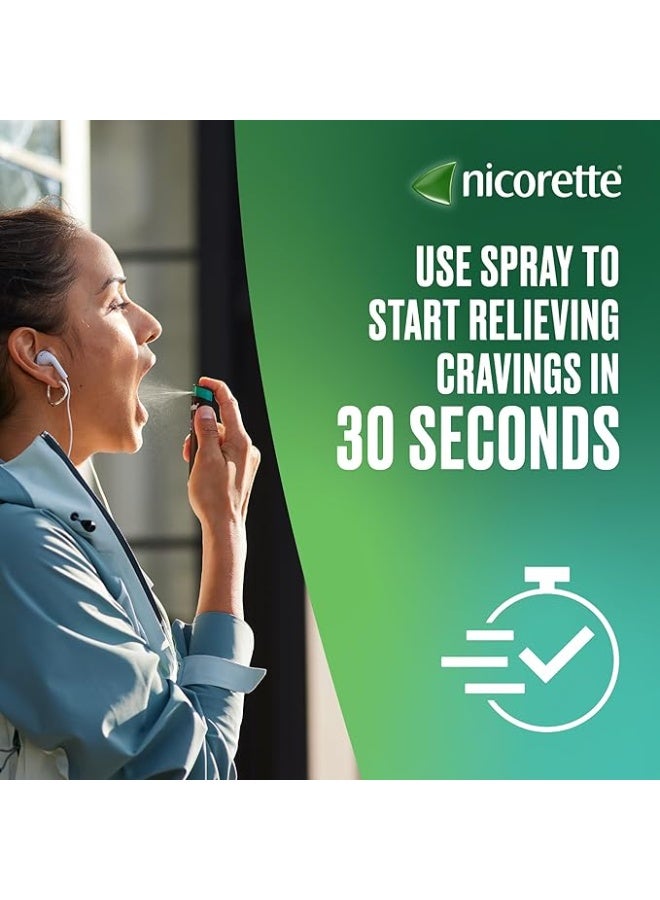 Nicorette QuickMist SmartTrack 1mg/ Spray Mouthspray (Nicotine) – 150 Sprays - Image 5