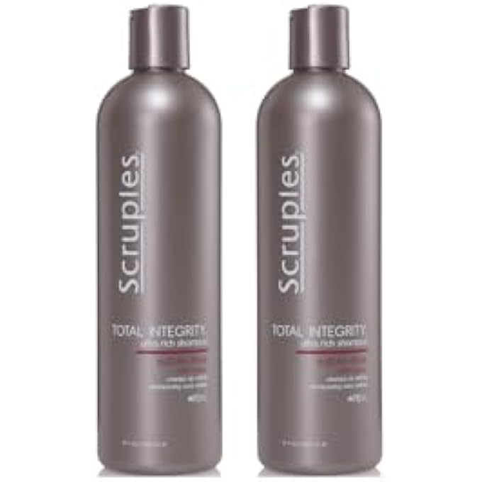 TOTAL INTEGRITY ULTRA RICH SHAMPOO - NOURISH, PROTECT AND PROLONG COLOR TREATED HAIR - GENTLE, SULFATE-FREE AND WITH ARGAN - PACK OF 2