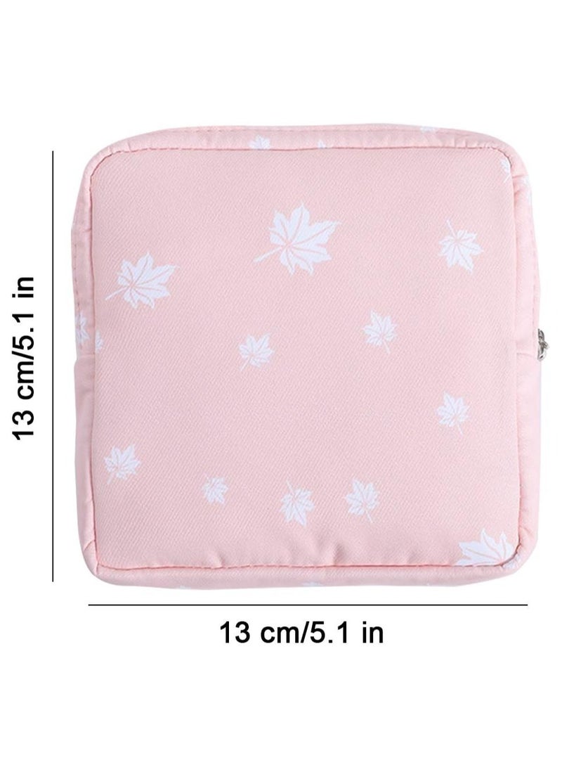 عام حقيبة فوط صحية مليئة بقلب الفتاة اللطيفة، تحتوي على جيب لحفظ فوط الحيض أو النقود. - Image 3