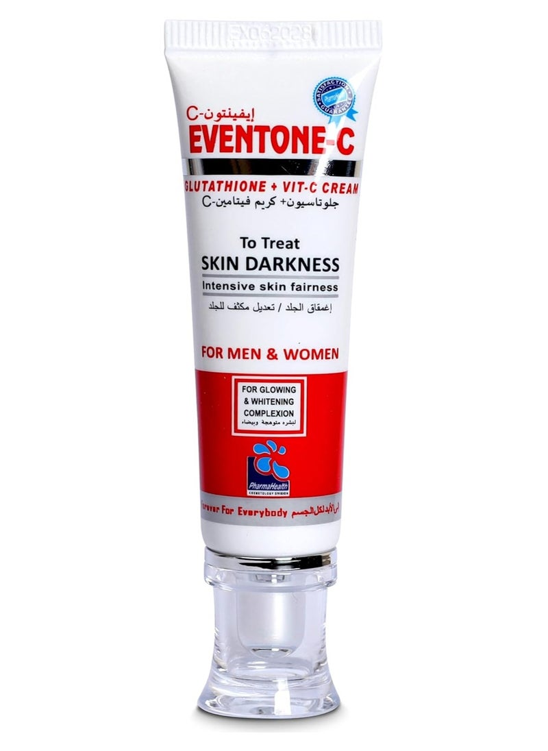 PharmaHealth - Eventone-C L-Glutathione + Vitamin C Skin Darkness Treatment Cream For Men and Women 30g - Image 1