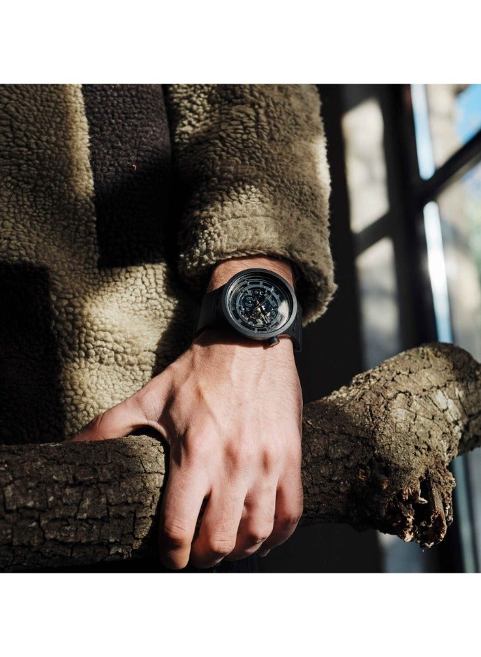 Swatch Rubber Chronograph  Watch SB03B100 - Image 3