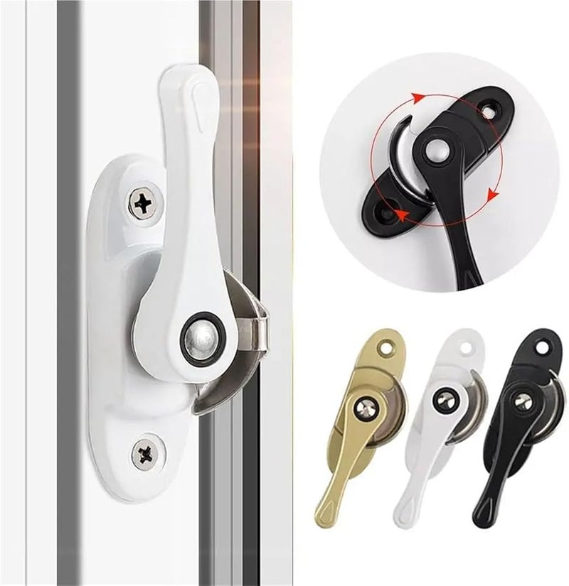 Style 6 Aluminum Alloy Sliding Window Sash Locks 10 Pcs Door Security Lock - Image 4