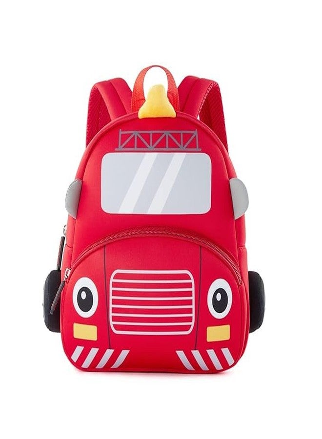 ARNIYAVALA 12" Cute Car Face Backpack for Kids Girls Boys Toddler Backpack Preschool Nursery Travel Bag - Mini Size - Image 1