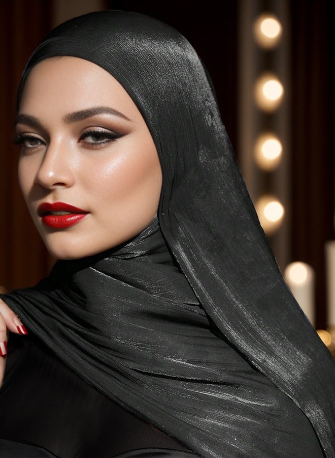 النساء حجاب ممتازة المواد الحجاب ملفوفة حول الشعر الحجاب - Image 5