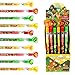 TINYMILLS Woodland Animals Multi Point Stackable Pencil with Eraser for Party Favors Cute Forest Creatures Goodie Bag Stuffers Classroom Rewards - Image 3