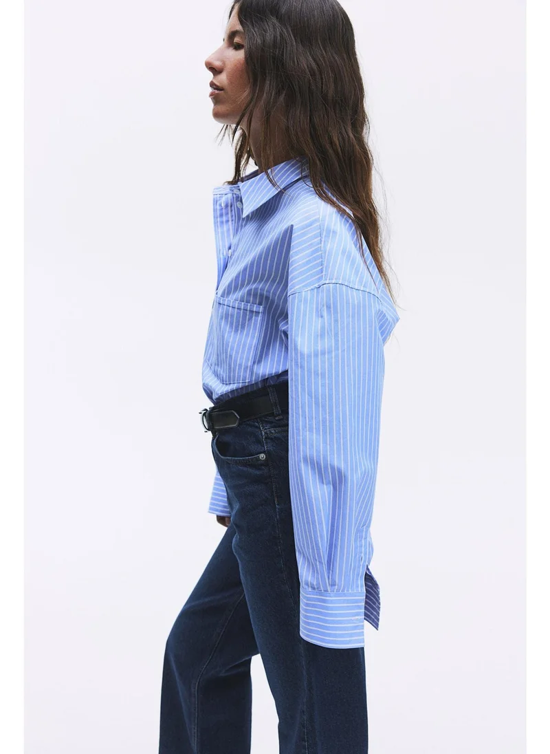 اتش اند ام Loose-fit cotton shirt